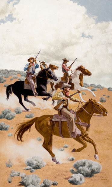 Cowboys On Horseback