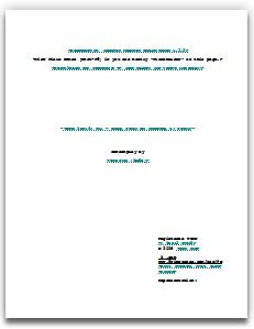cover page of Screenwright(R) screenplay formatting template