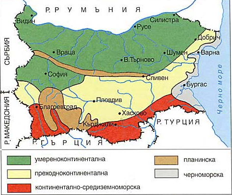 Карта осадков бургас