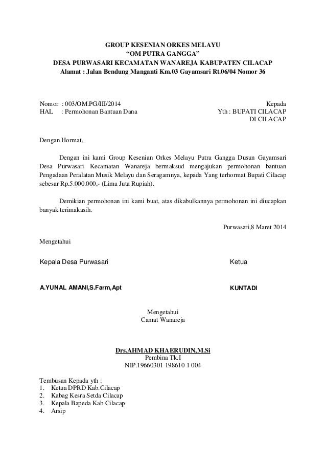 Contoh Proposal Permohonan Bantuan Alat Bengkel Berbagi Contoh Proposal