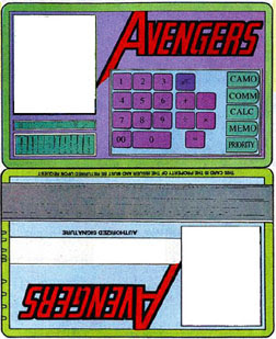 Avengers Communicard