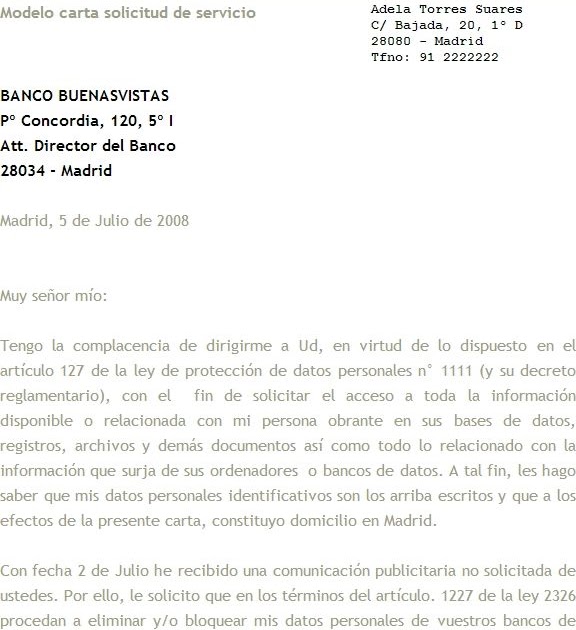 Carta De Solicitud Para Abrir Un Negocio - m Carta De