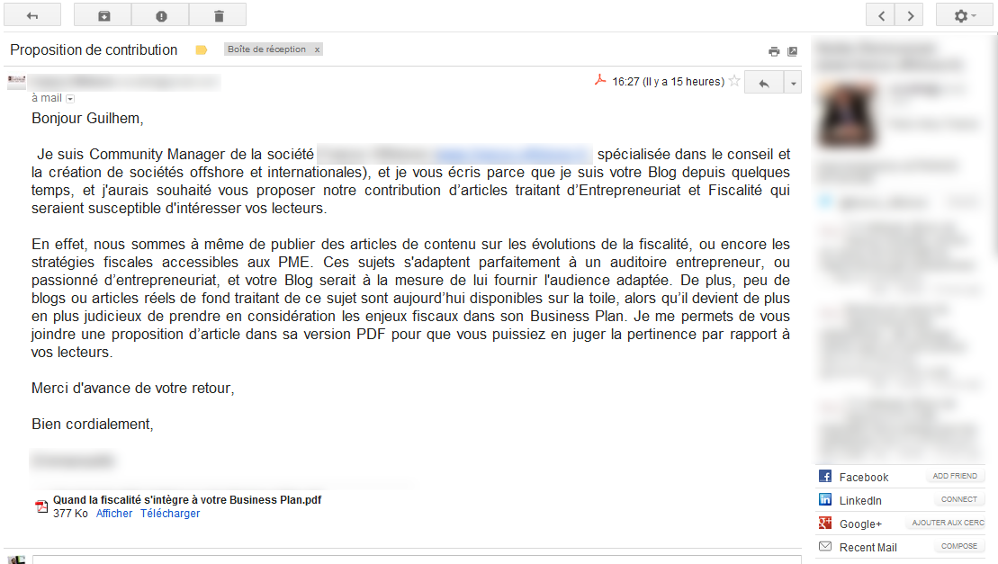 Exemple De Mail Commercial  Dor Contohx