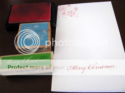 Christmas greeting card tutorial