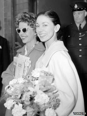 Judy Tatham and Dame Margot Fonteyn