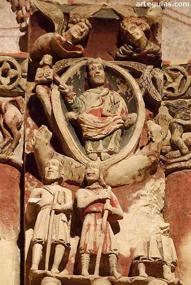 Cristo en Majestad rodeado por el Tetramorfos