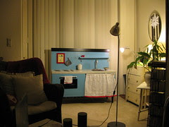 Photo Studio for Pre-K play kitchen
