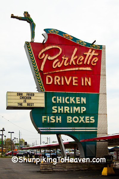 Parkette Drive-In Sign, Lexington, Kentucky