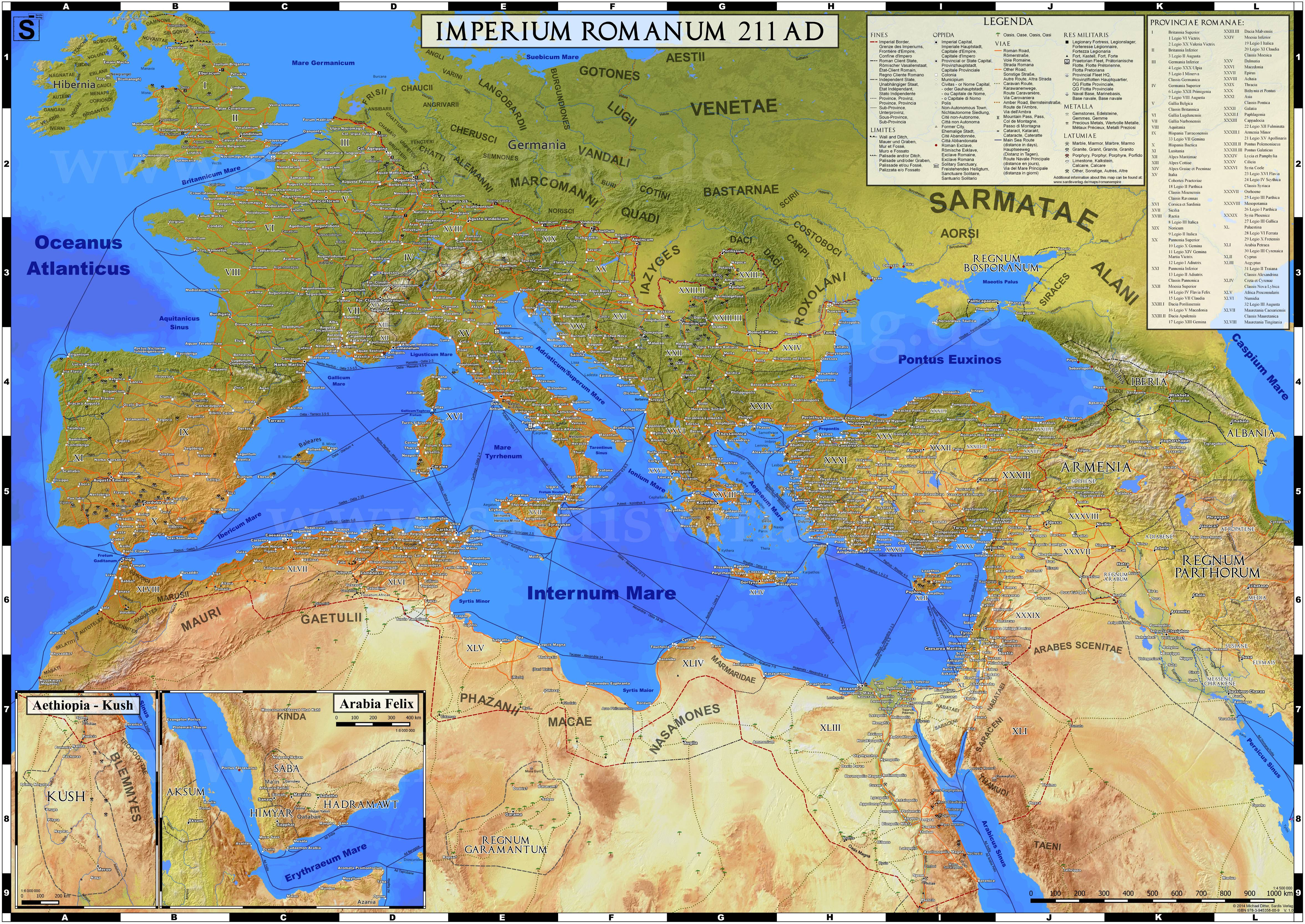 Imperium Romanum 211 AD