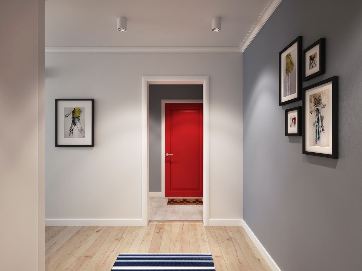 Modern Apartment Entrance Design Design Rumah