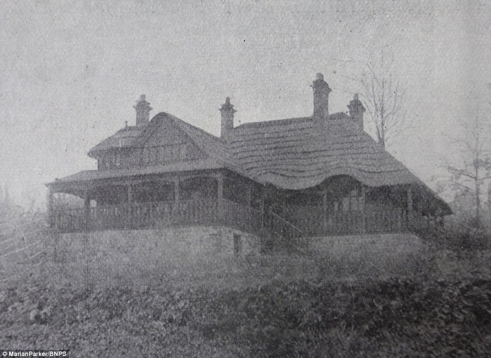 An early photograph of the house shows how it has been lovingly preserved by its owners since its construction in the late 19th Century