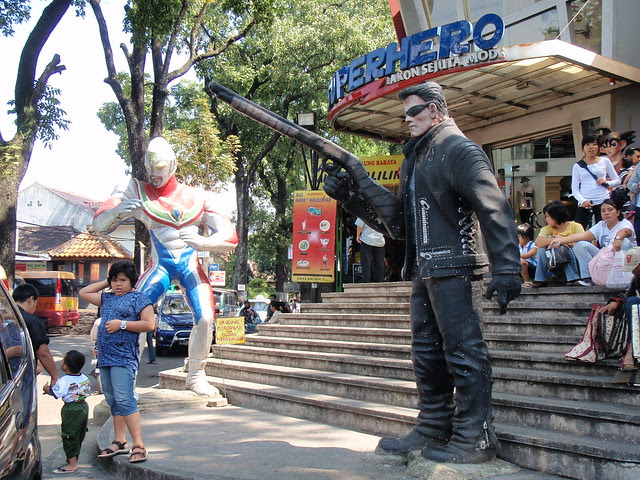 Superheroes in Cihampelas, Bandung