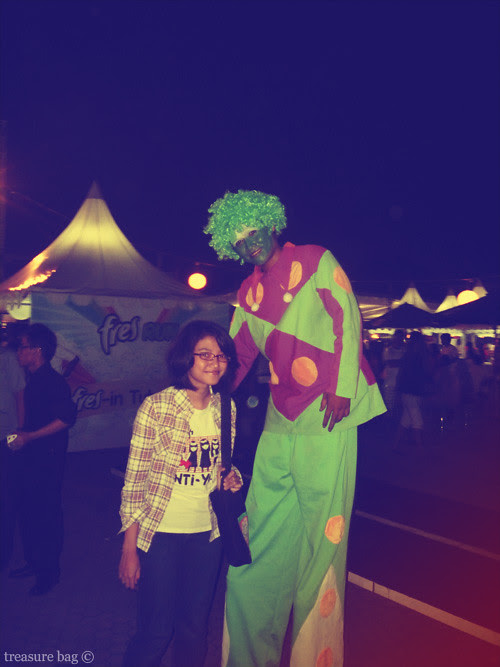 with juggler