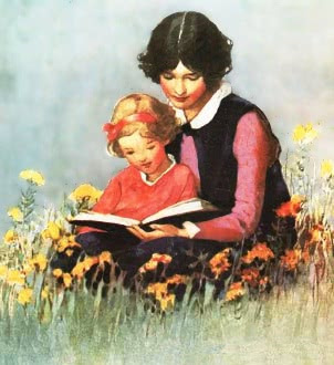 http://www.wpclipart.com/education/reading/reading_3/mother_daughter_reading_field.jpg