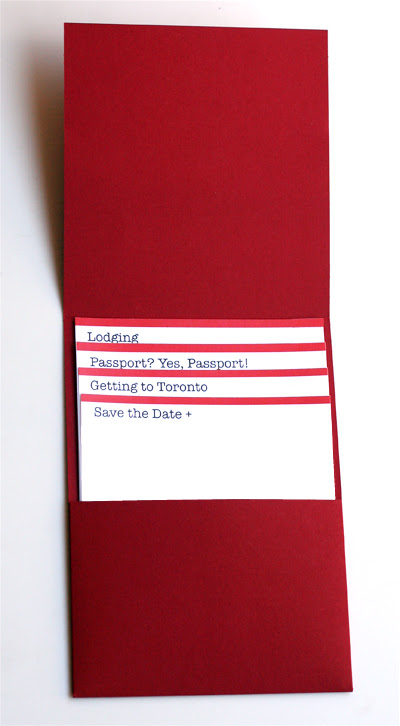 Save the date: Inserts