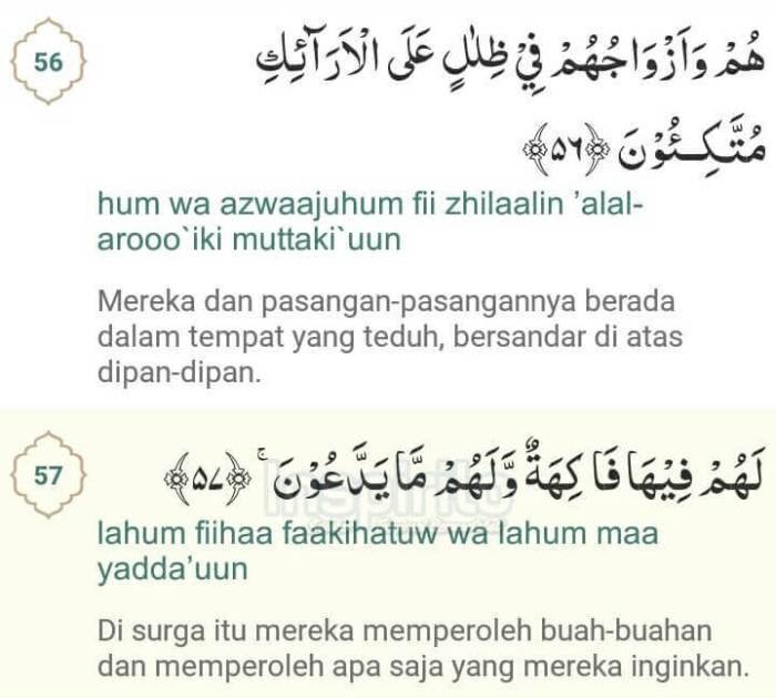 6 Rahasia Surat Yasin Ayat 58 Terbongkar Bacaan Lengkap Surat Al Kahfi 110 Ayat Arab Latin Dan Terjemahan Bahasa Indonesia Halaman All Bangka Pos Baca Surat Yasin Lengkap Bacaan Arab Latin Terjemah Indonesia