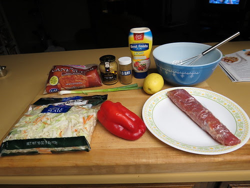 ingredients - forgot the horseradish