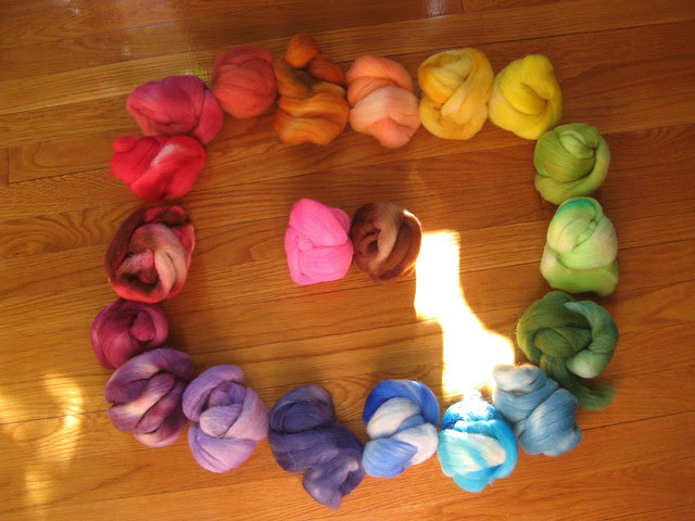 Tour de Fleece spinning project.