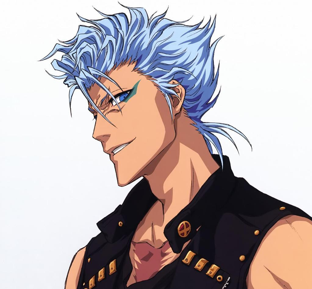 Bleach blue hair character