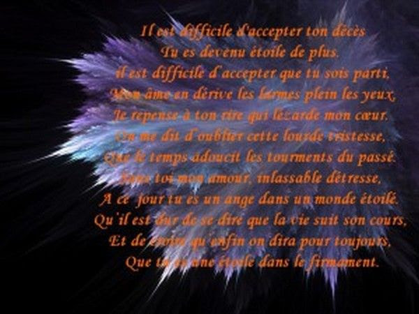 Poeme Anniversaire Papa Decede Dede Yvone