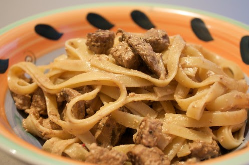 walnut + mushroom pasta of deliciousness
