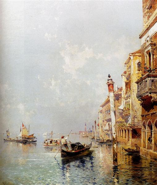 Canal de la Giudecca - Franz Unterberger Richard
