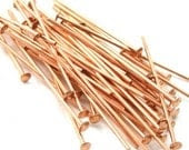 Head Pins Genuine Copper 1 Inch 22ga (50) FI113 - mksupplies Head Pins Genuine Copper 1 Inch 22ga (50) FI113 - mksupplies