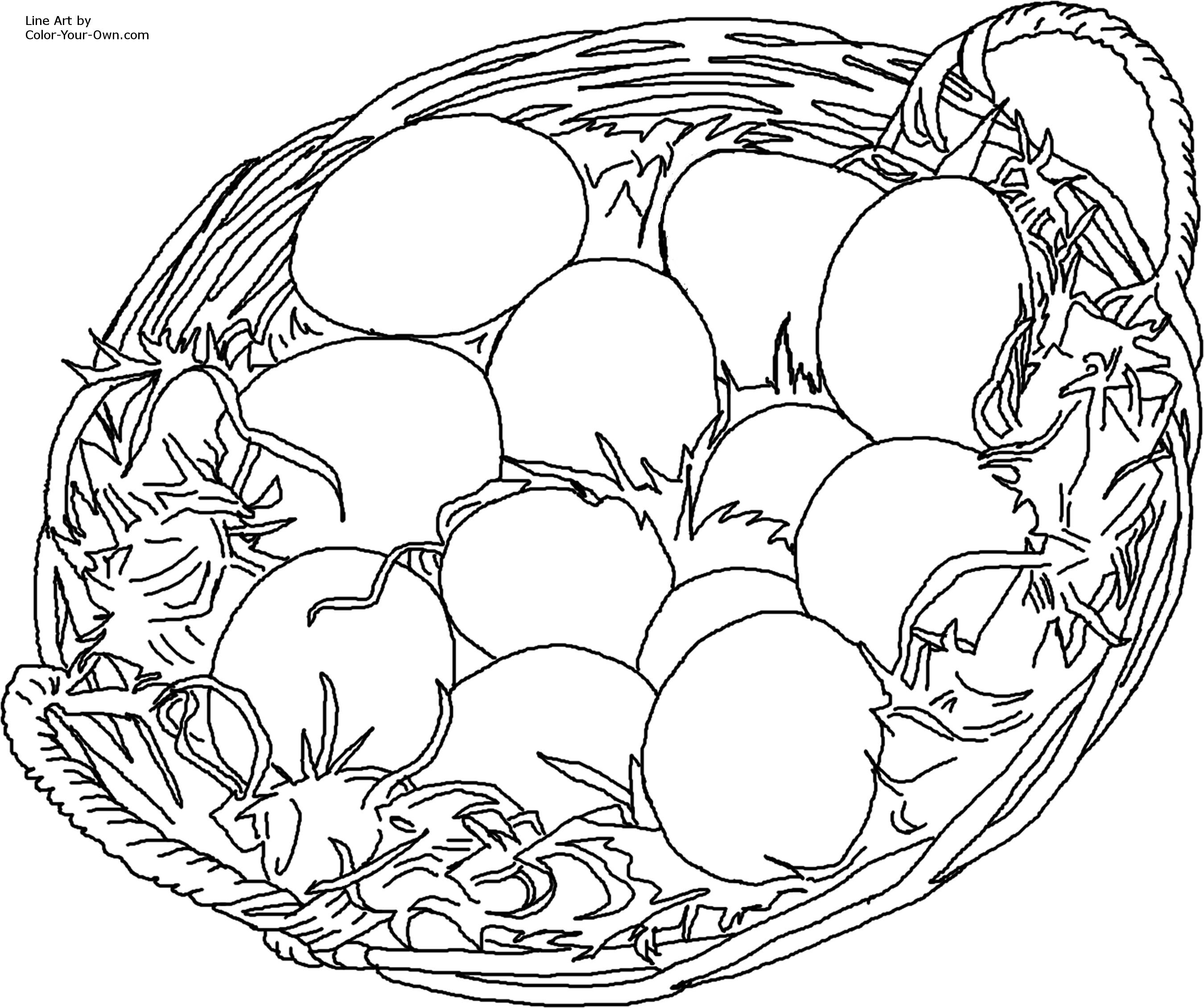 Coloring Page Of Cornucopia