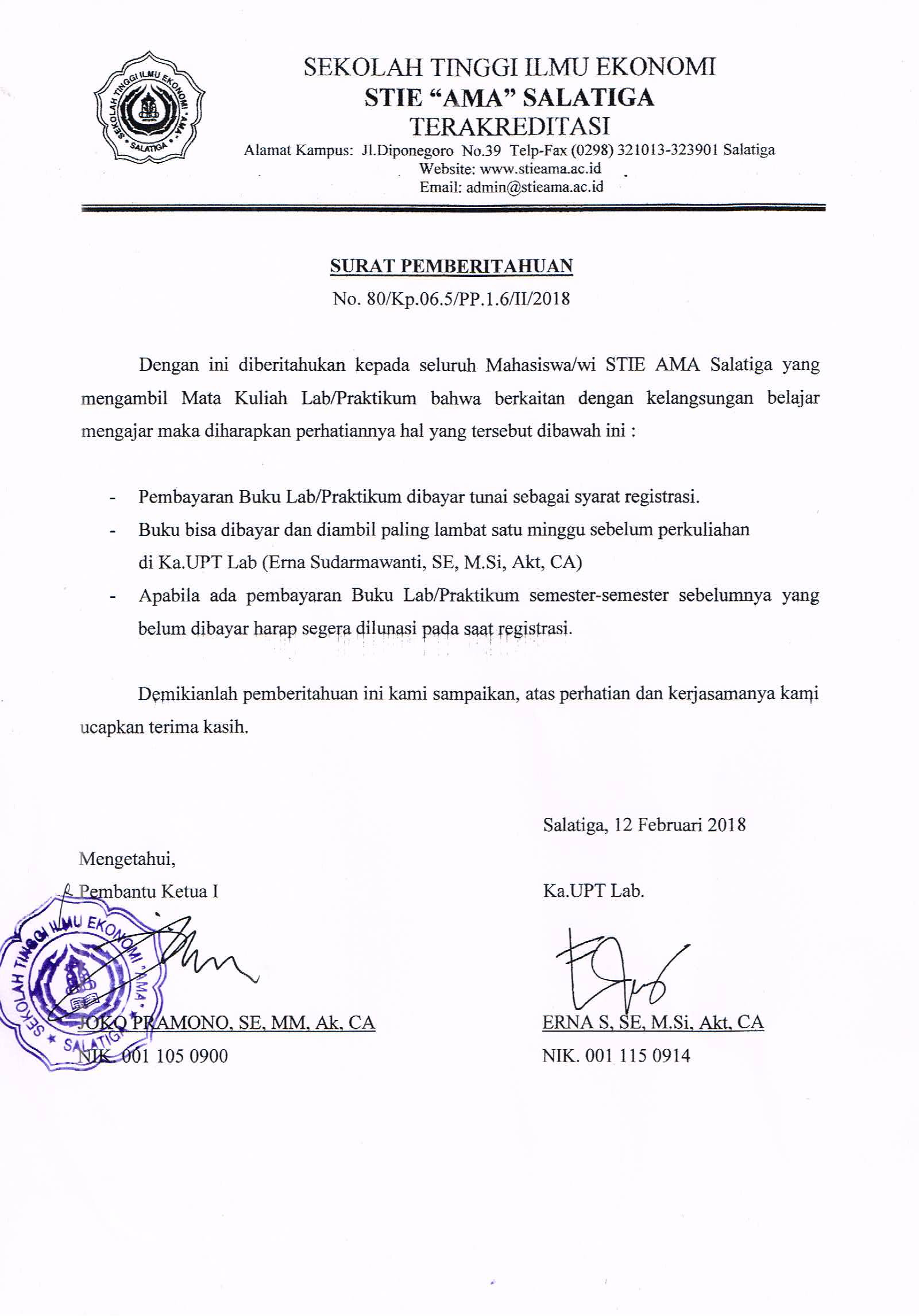 Contoh Surat Pemberitahuan Imunisasi Rubella