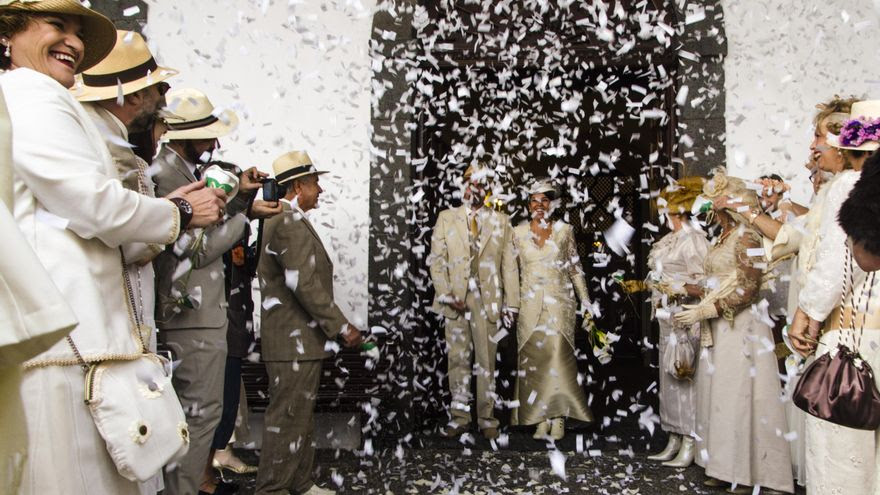 Título: Boda Indiana. Tercer premio del VI Concurso de Fotografía de Indianos 2016. Autor: JORGE BELLO GARCÍA.