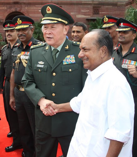 VISIT OF MINISTER OF NATIONAL DEFENCE OF CHINA by Chindits