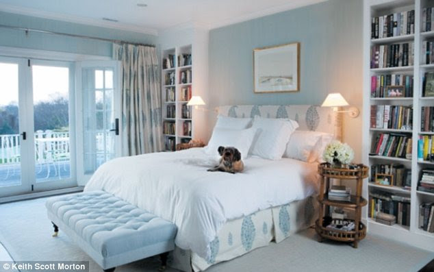 Through the keyhole: The seven-bedroom house is tastefully decorated throughout