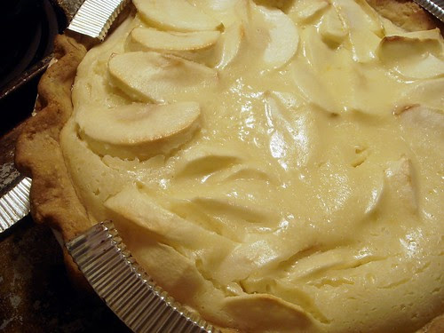 apple custard crumb pie
