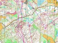 Map from Jukola
