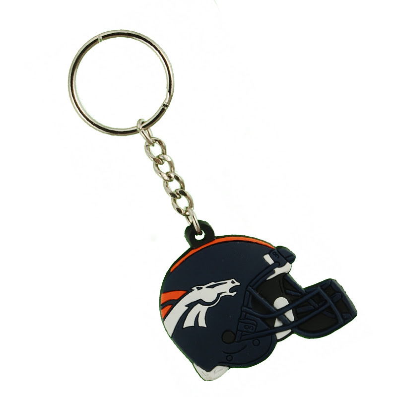 Denver Broncos NFL Helmet Keychain Denver Broncos NFL Helmet Keychain