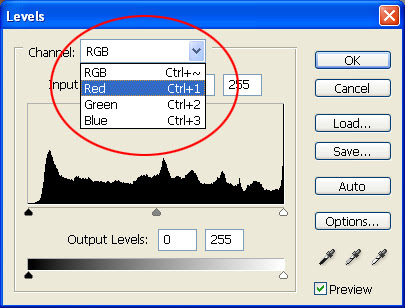 levels channel picker