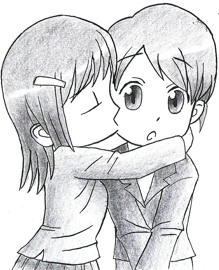 Drawing Skill Kiss Face Drawing How to draw a chibi kiss on the cheek. drawing skill kiss face drawing