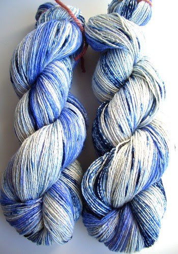 self dyed KnitPicks bare-merino-sil-fingering weight yarn-2skeins-3