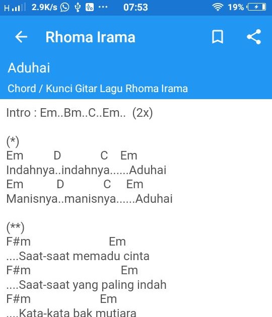 Kunci gitar lagu rhoma irama keramat