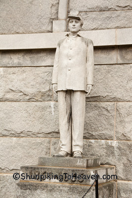 Statue of Civil War Soldier at Camp Randall, Madison, Dane County, Wisconsin
