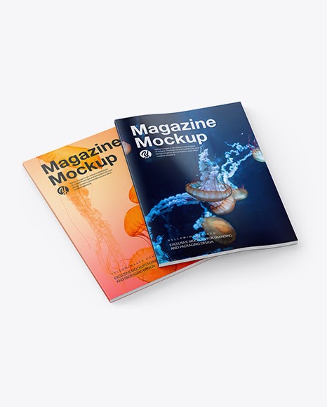 Download Premium Magazine Mockup Top View Mockup Book Design Yellowimages Mockups