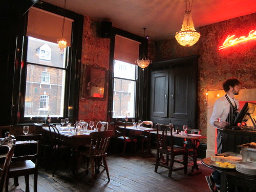 Upstairs at the Ten Bells