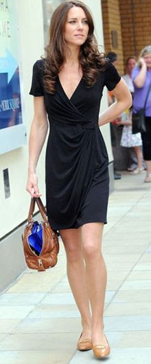 Kate Middleton. Perfect black dress. Love this! She always looks so fab and I wish I had this dress!