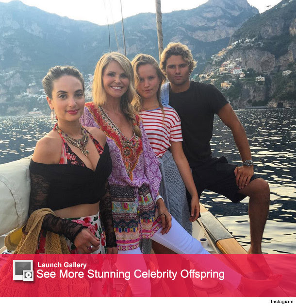 Christie Brinkley Shares New Photos from Family Vacation with Gorgeous Kiddies | toofab.com