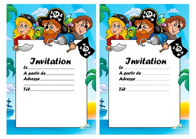 Carte D Invitation Anniversaire Pirate Nanaryuliaortega Site