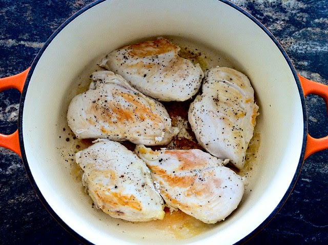 Browning Chicken in Dutch Oven