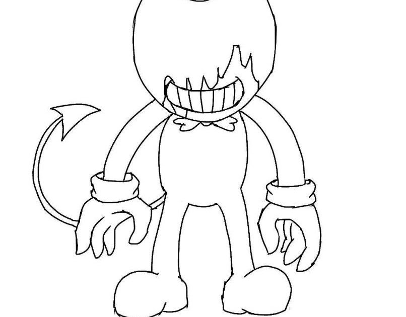 Bendy Coloring Pages To Print Coloring Pages Ideas