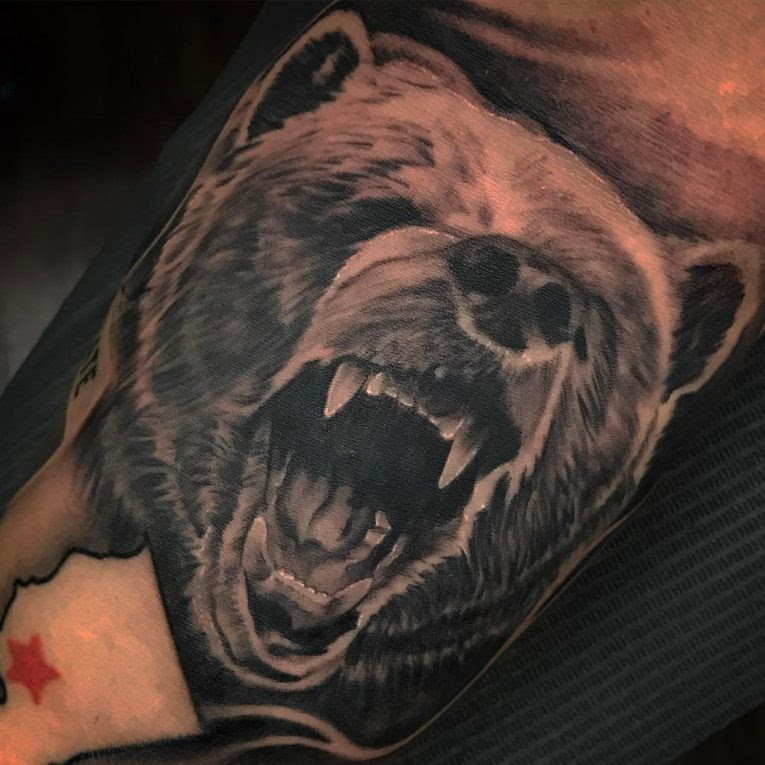 Bear Shoulder Tattoo Best Tattoo Ideas
