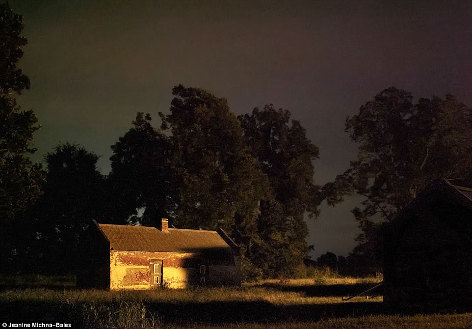 The secret 'Underground Railroad' network which led tens of thousands of slaves on 2,000 miles hikes to freedom ahead of the Civil War has finally been revealed 200 years on by photographer Jeanine Michna-Bales. Many would flee plantations, like the above in Cane River, Louisiana, and head north towards Ontario, Canada