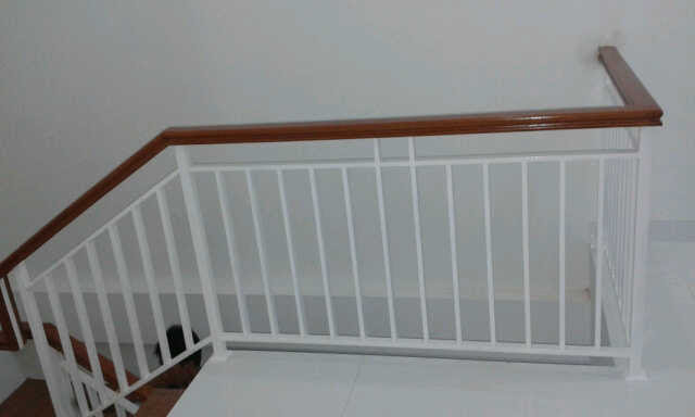 Railing Tangga Minimalis Modif Kayu ASIA Bengkel Las Railing Tangga Minimalis Modif Kayu ASIA Bengkel Las